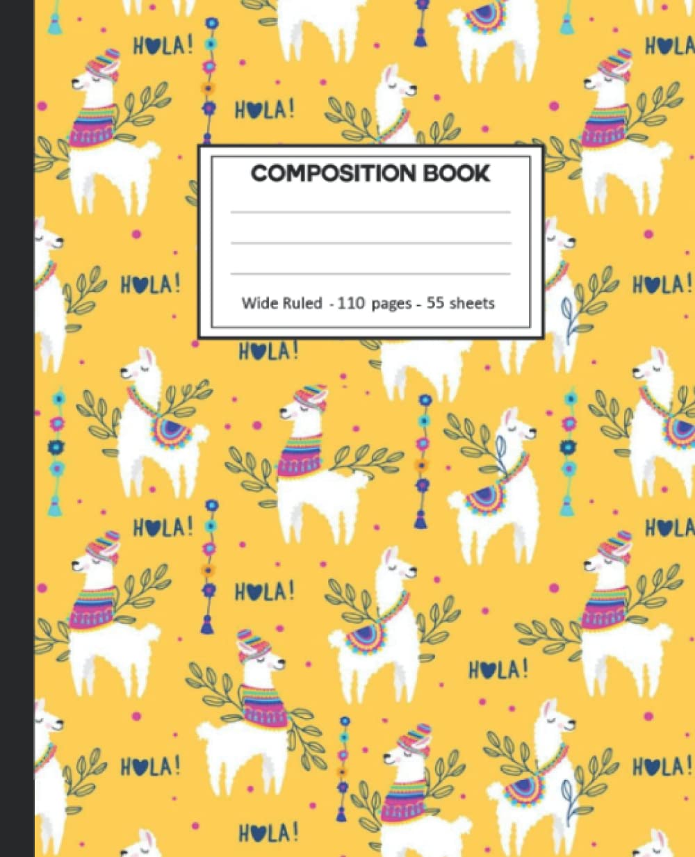 Composition Notebook: Llama Wide Ruled Paper Notebook Journal size 7.25 x 9.25” for student baixar o livro de graça