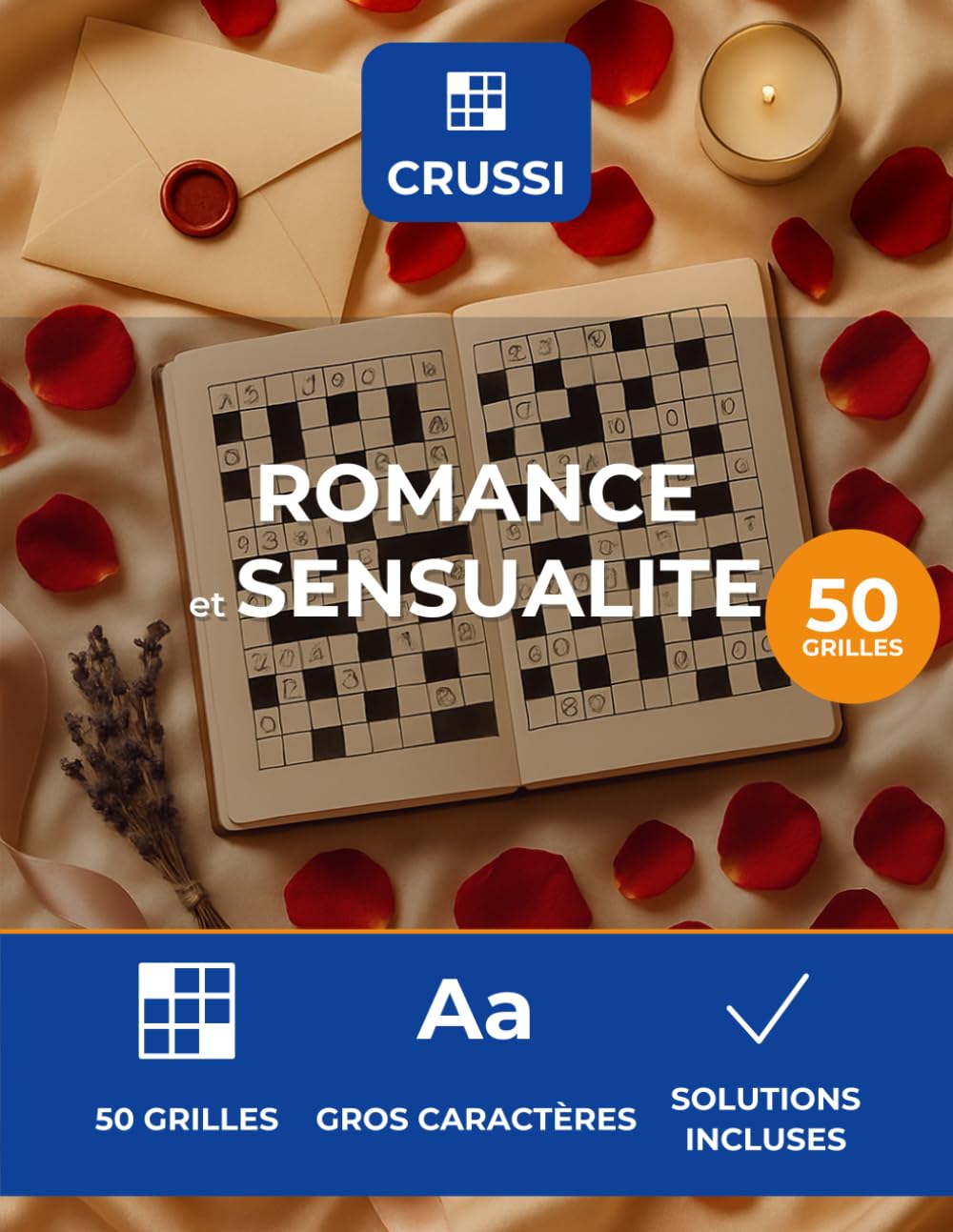 Crussi - Romance & Sensualité: 50 mots croises thematiques - gros caractères - solutions incluses (French Edition) baixar livro de graça