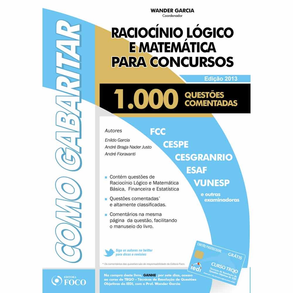 capítulo por capítulo baixar Como Gabaritar. Raciocínio Lógico e Matemática Para Concursos