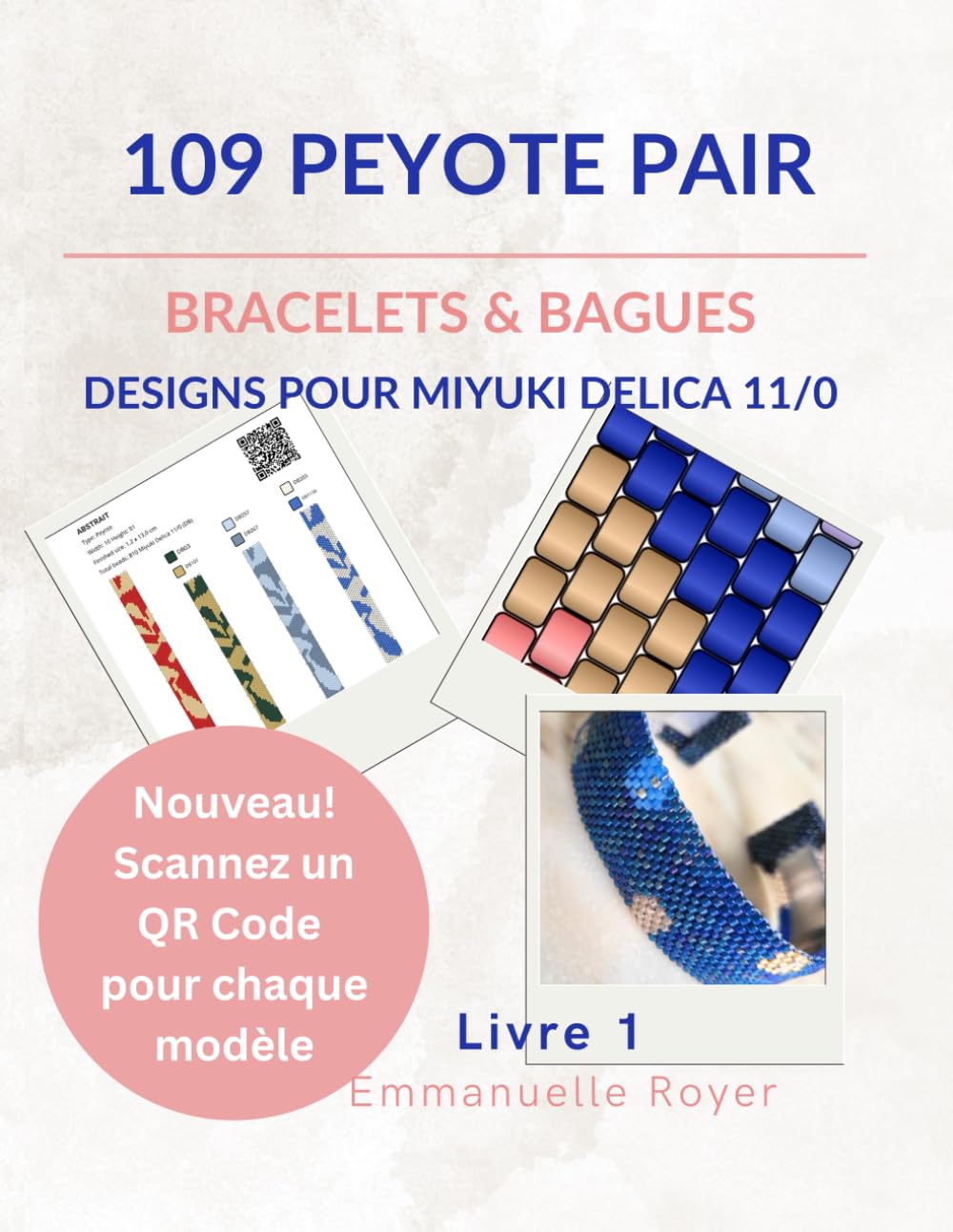 capítulo por capítulo baixar 109 Motifs en Peyote Pair avec Perles Miyuki Delica - Guide Complet de Bijoux (Bracelets & Bagues): Avec un QR Codes pour chaque diagramme qui donnent... (Beading techniques) (French Edition)