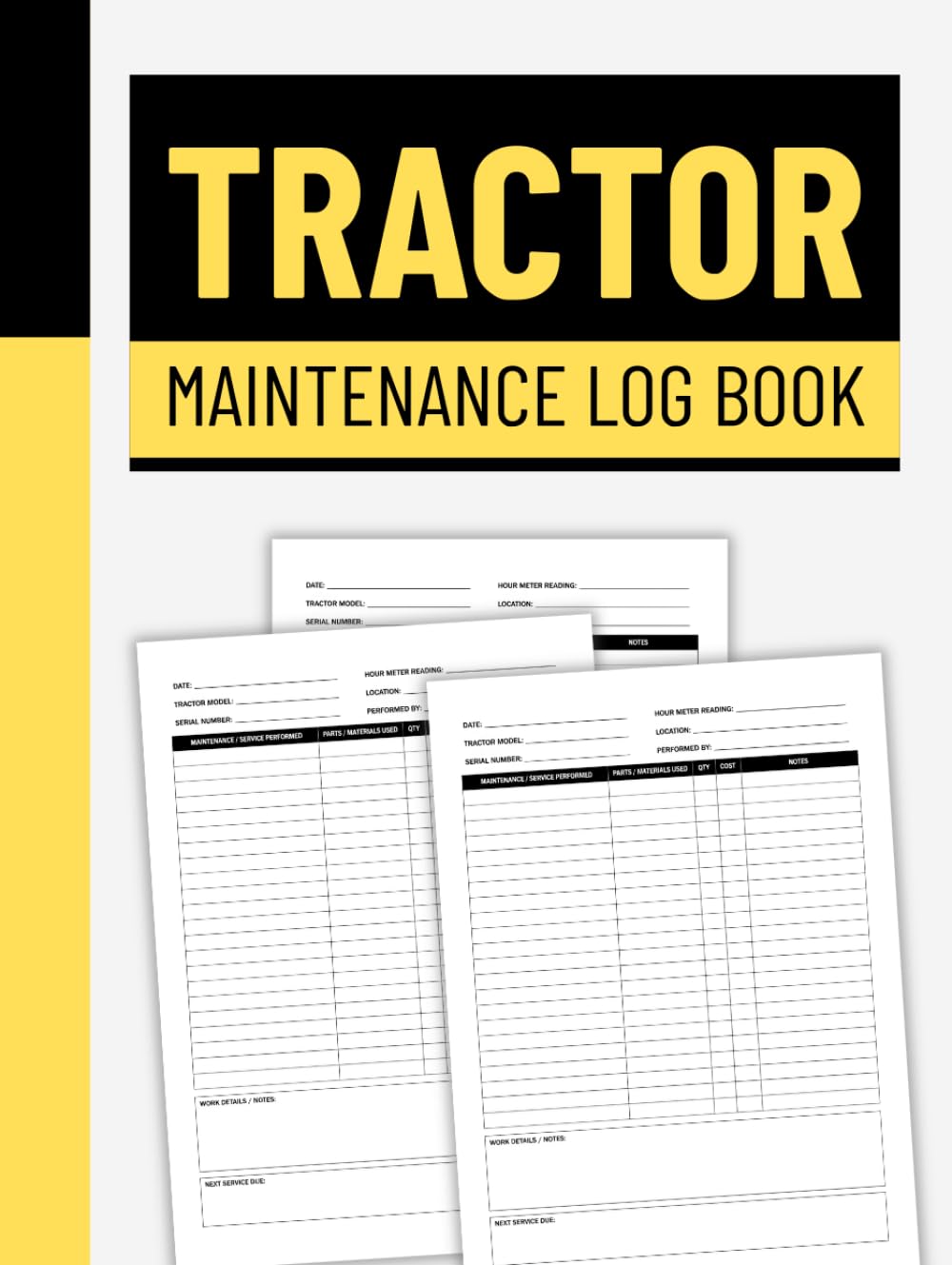 ler totalmente Tractor Maintenance Log Book