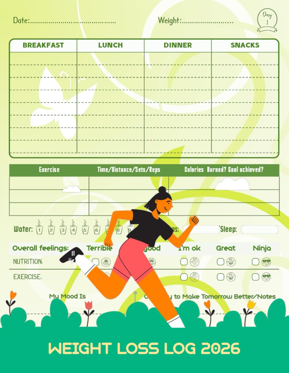 Weight Loss Log 2026: Records Gym Training, Workout Planner, Fitness for Women baixar o livro de graça