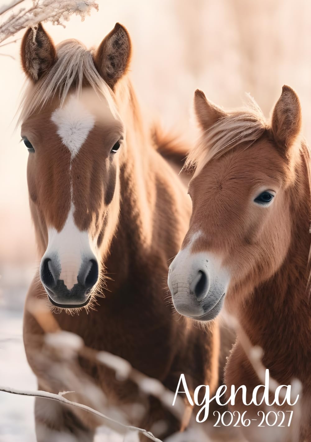 Agenda Scolaire 2026-2027: Chevaux | Journalier (une page par jour) | 12x17 cm | Format standard | Sept 2026 – juil 2027 | Ado fille & équitation |... | Cheval et poulain mignon (French Edition) baixar o livro de graça