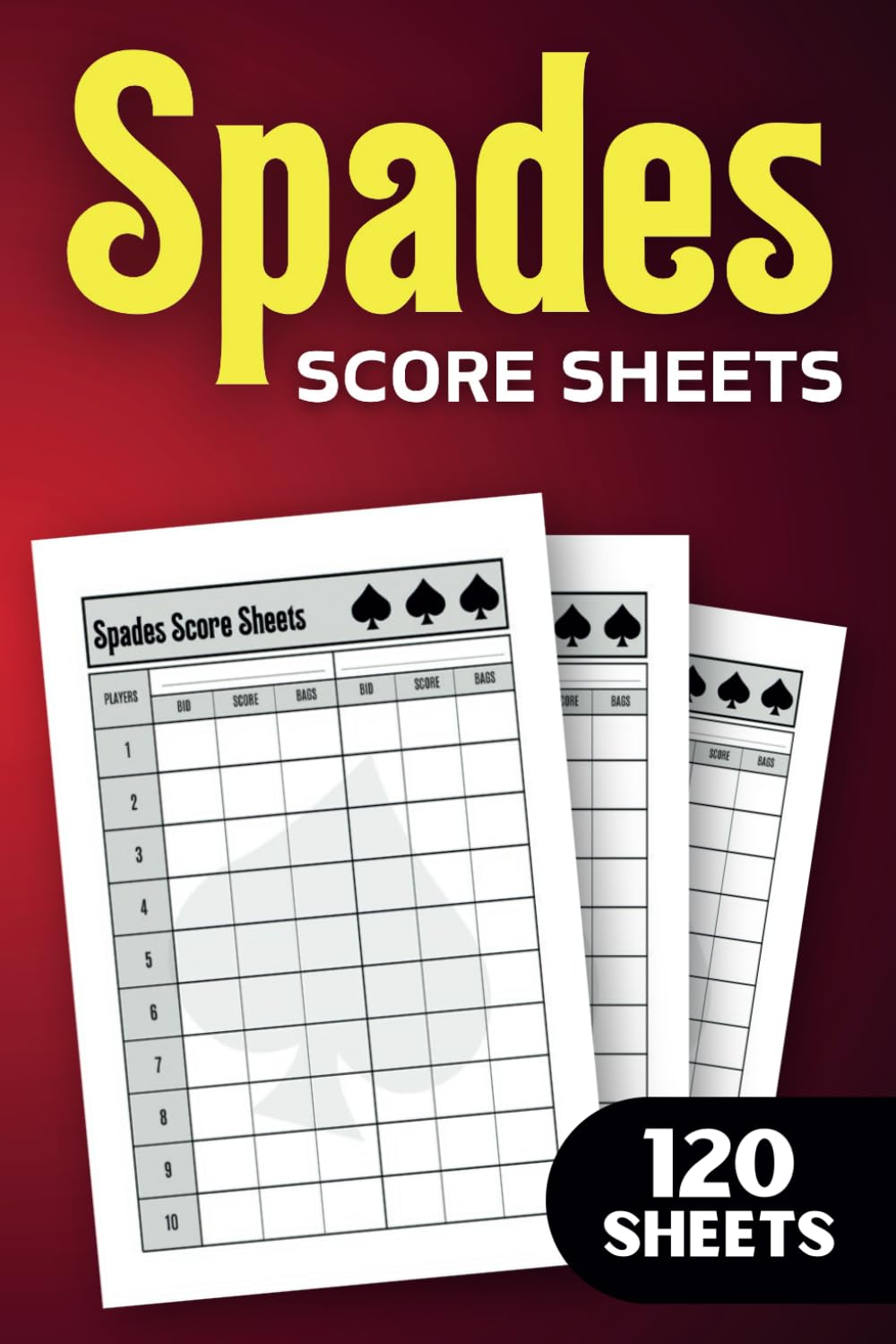 capítulo por capítulo baixar Spades Score Sheets: Spades Score Pads with 120 Pages for Scorekeeping - 6 x 9 inches