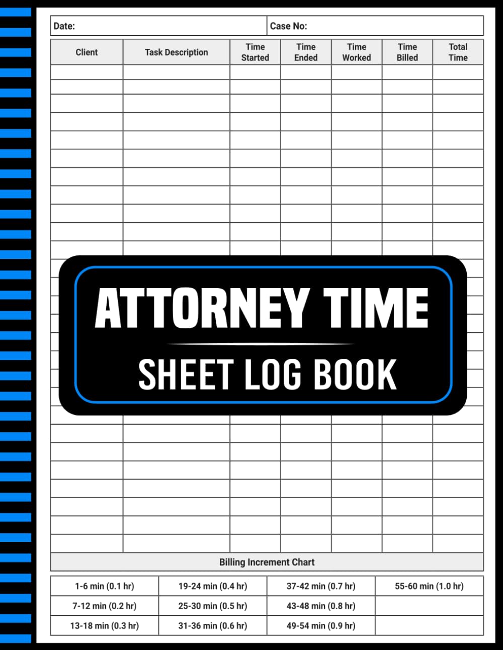 ler totalmente Attorney Time Sheet Log Book: Simple Work Hours Tracker for Legal Practice and Client Billing