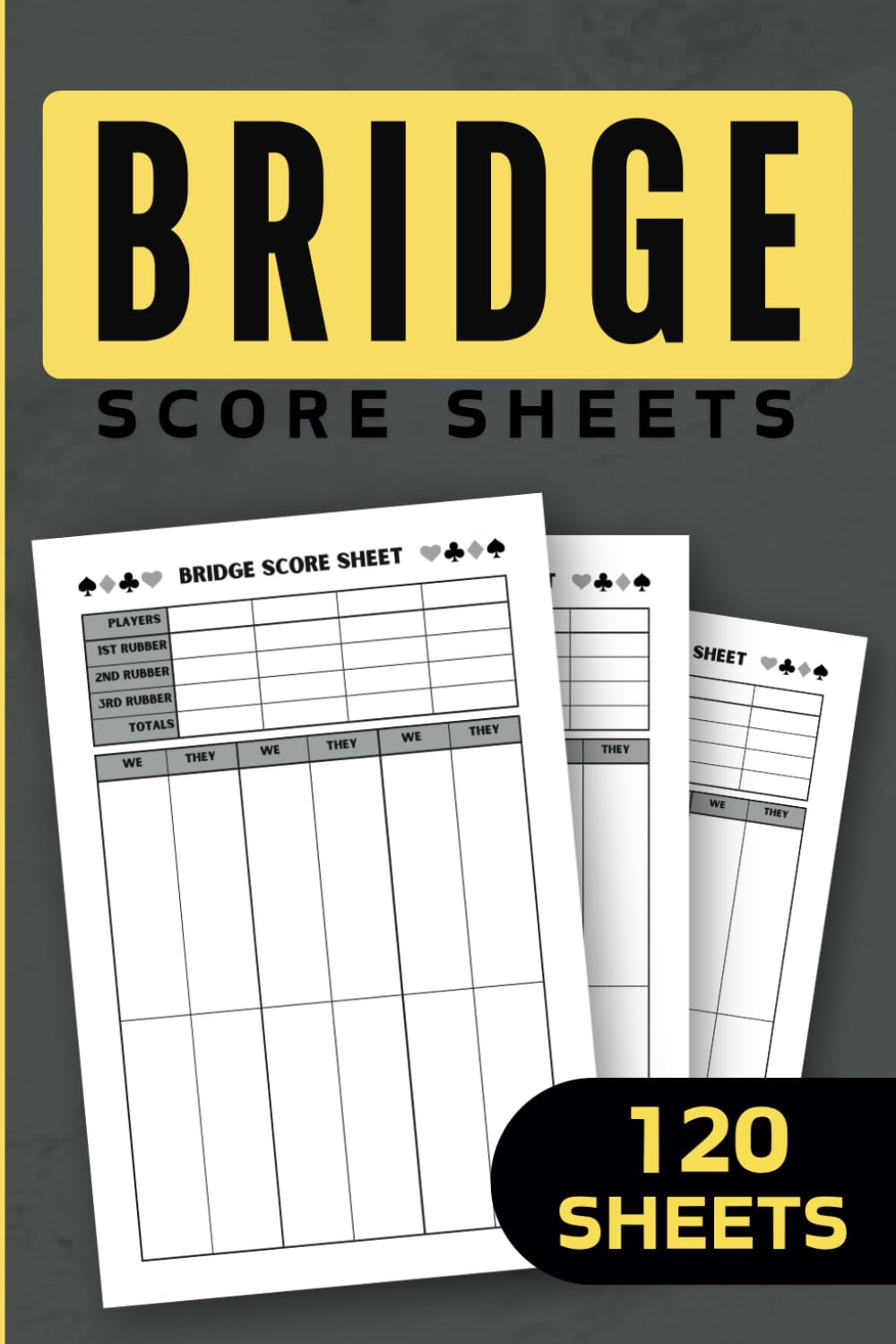 Bridge Score Sheets: 120 Pages Bridge Score Pads for Scorekeeping, Bridge Cards Games with Perfect Size 6 x 9 Inches baixar livro de graça