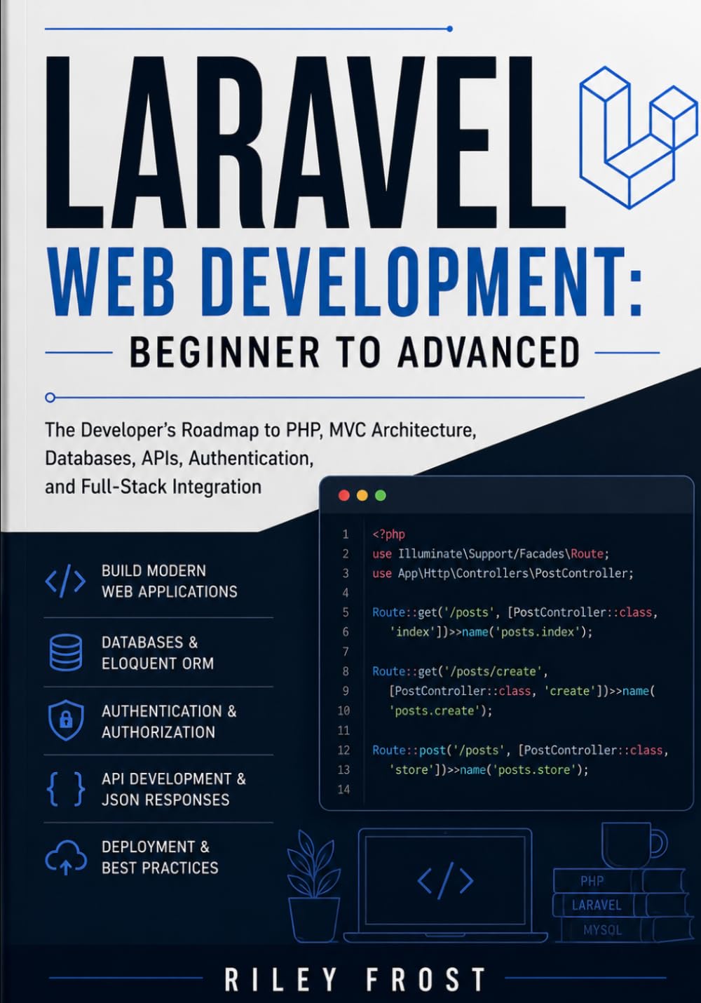 Laravel Web Development: Beginner to Advanced: The Developer's Roadmap to PHP, MVC Architecture, Databases, APIs, Authentication, and Full-Stack Integration baixar o livro de graça