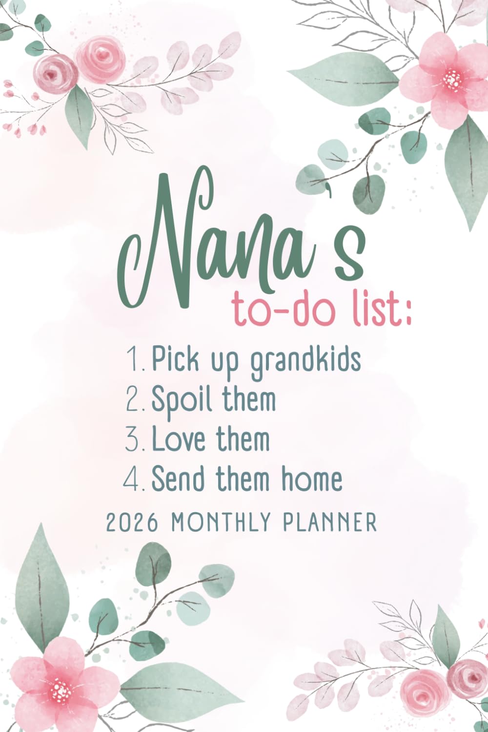 capítulo por capítulo baixar Nana's To-Do List 2026 Monthly Planner: Pastel Floral Design Daily Organizer with Holidays, Tabs, and Grandparent Quotes