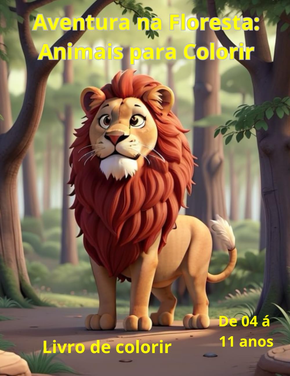 ler totalmente Aventura na Floresta: Animais para Colorir (Portuguese Edition)