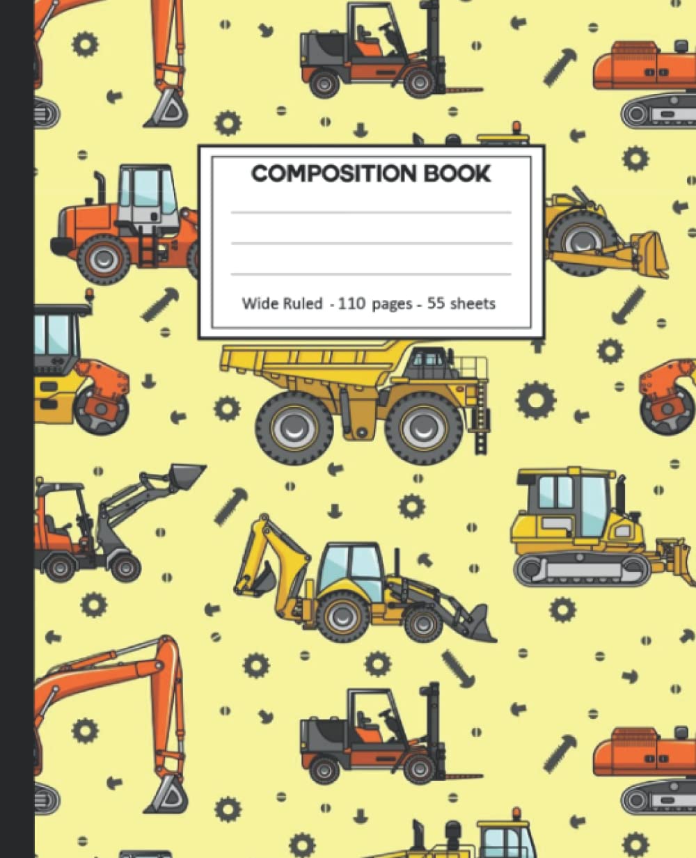 Composition Notebook: Wide Ruled: 110+ Lined Pages Writing Journal: Trucks Theme baixar livro de graça