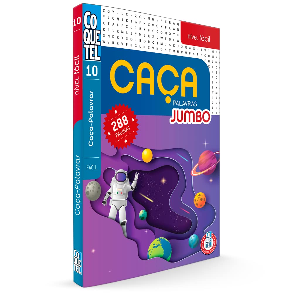 Livro Coquetel Caça Jumbo nível fácil Ed 10 baixar o livro de graça
