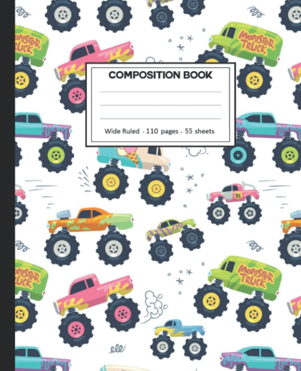 capítulo por capítulo baixar Composition Notebook: Monster Truck Wide Ruled Paper Notebook Journal size 7.25 x 9.25” for student