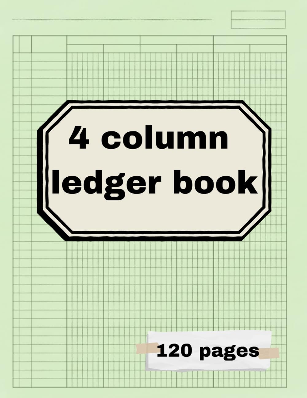 Ledger book 4 column: Accounting Ledger Book Columnar Journal Notebook to record income and Expense Log Book for Small Business 4 Large size baixar o livro de graça