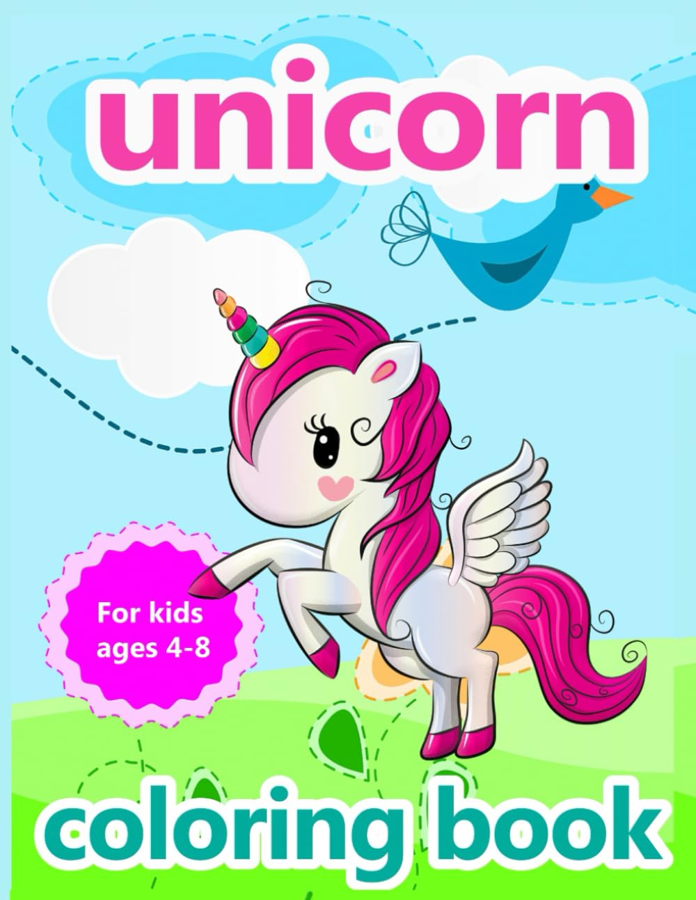 Unicorn Coloring Book For Kids Ages 4-8 baixar livro de graça