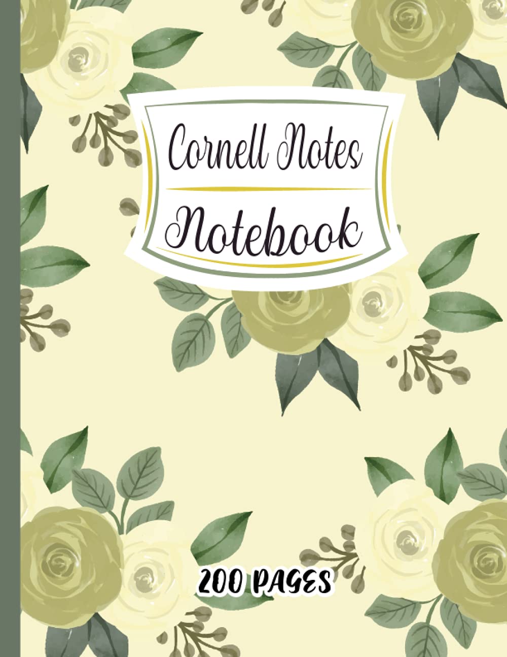 Cornell Notes Notebook: Cute Flowers, Floral Cornell Notes, Cornell method, or even Cornell system notes taking provides a systematic format and... for School College University Students baixar o livro de graça
