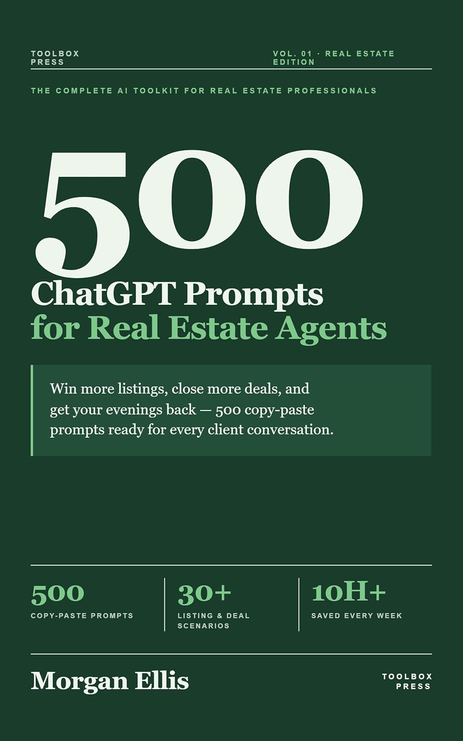 capítulo por capítulo baixar 500 ChatGPT Prompts for Real Estate Agents: Listing Descriptions, Follow-Up Emails, Market Updates and Price Reduction Scripts (AI Toolkit for Professionals) (English Edition)