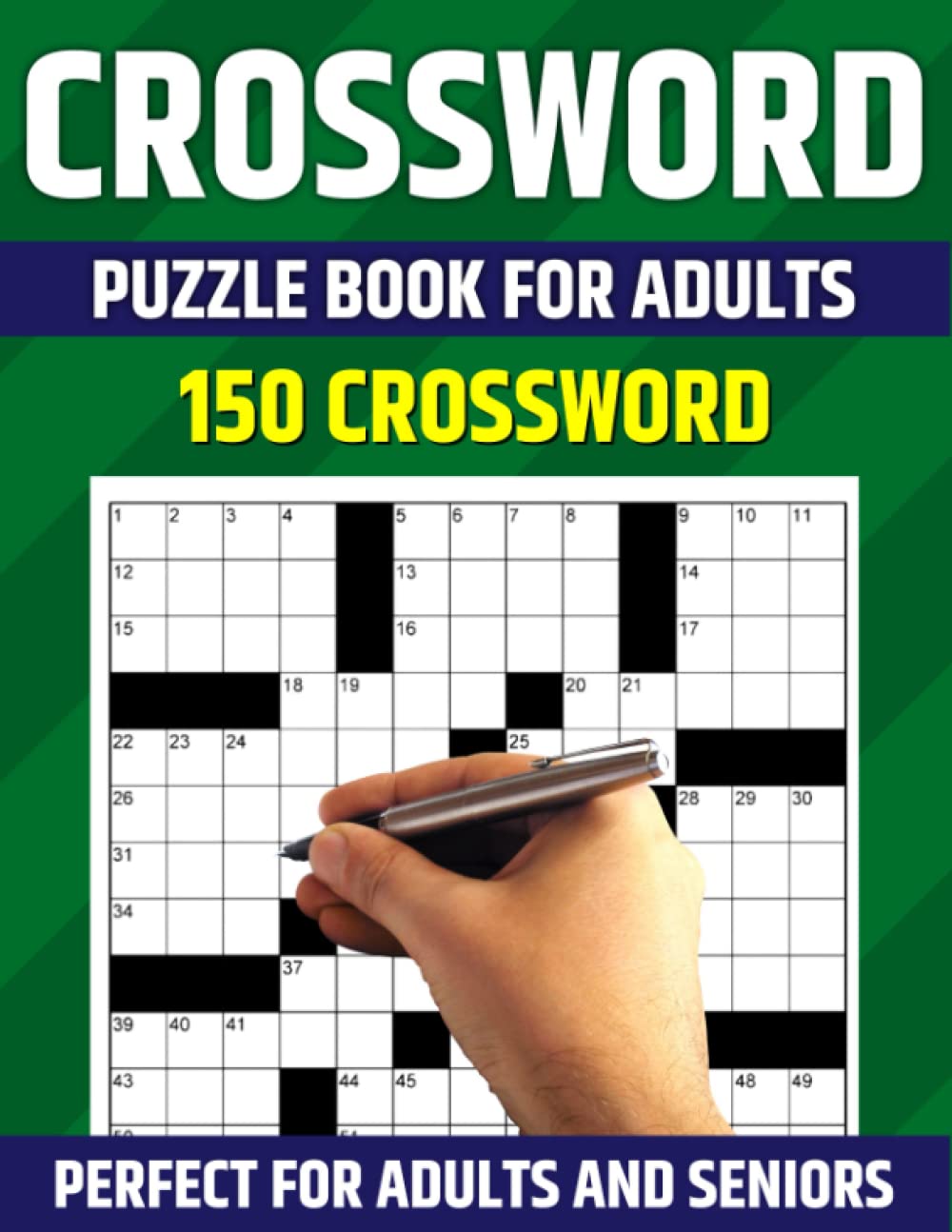 ler totalmente Crossword Puzzle Book For Adults: 150 Crossword Puzzles For Adults & Seniors Grandma And Granddad With Solutions