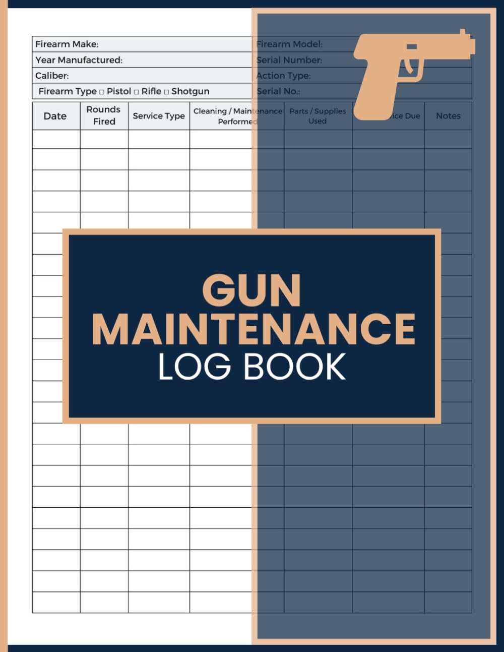 capítulo por capítulo baixar Gun Maintenance Log Book: Firearm Cleaning, Service, and Range Record for Pistols, Rifles, and Shotguns