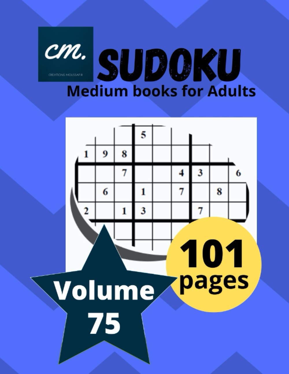 Sudoku Medium Books for Adults: Large Print puzzle magazine for seniors Volume 75 baixar livro de graça