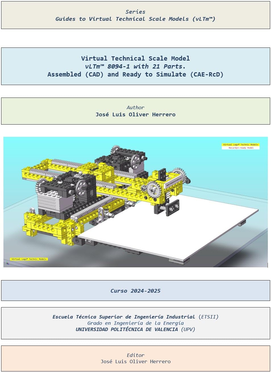 ler totalmente Virtual Technical Scale Model vLTm™ 8094-1 with 21 Parts. Assembled (CAD) and Ready to Simulate (CAE-RcD) (Guides to Virtual Technical Scale Models (vLTm™) Book 1072) (English Edition)
