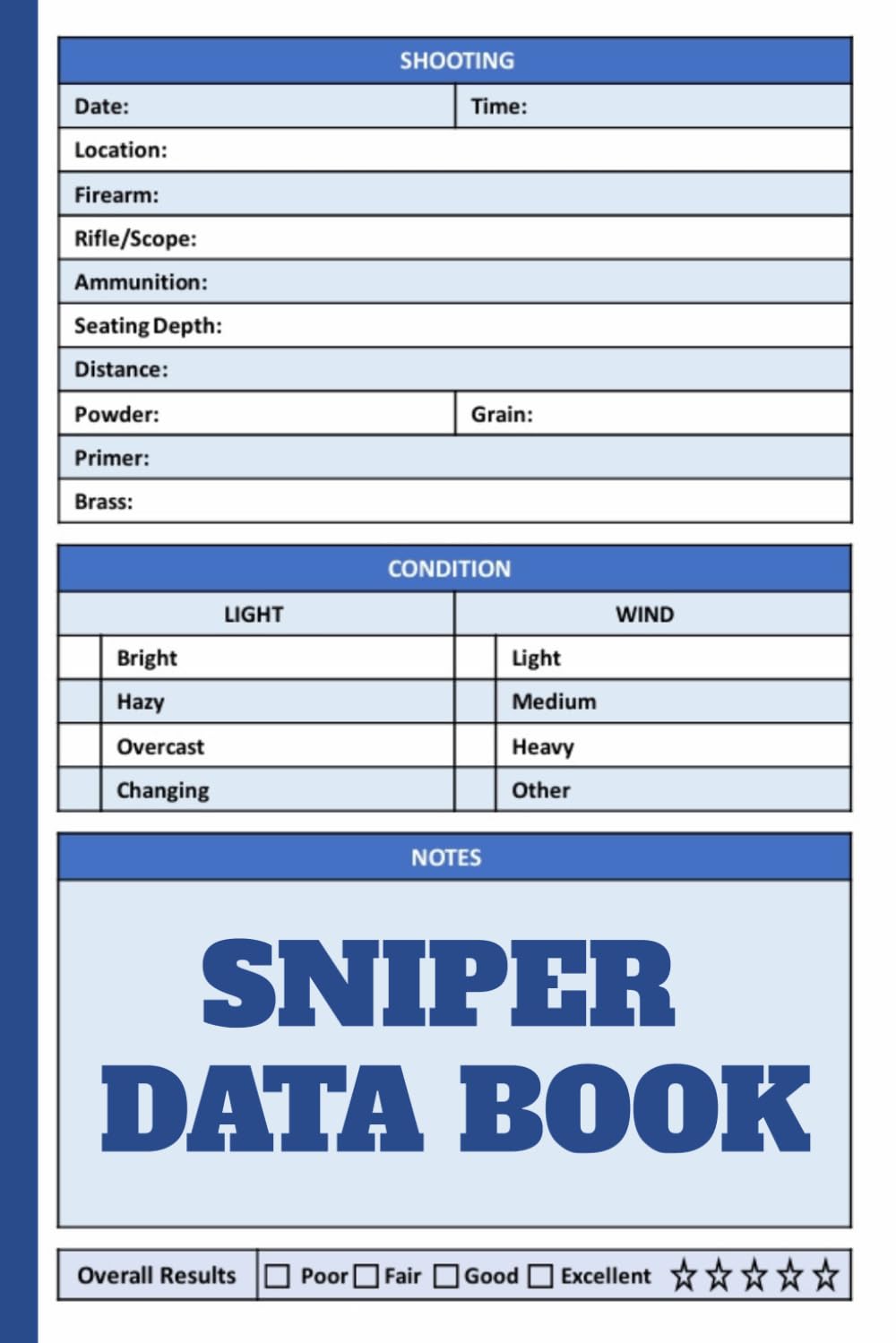 Sniper Data Book: Comprehensive Shooting Guide, Track Shooting Details, Enhance Precision, Record Date, Time, Location, and More. Ideal for Firearms Enthusiasts and Tactical Marksman Experts. baixar livro de graça