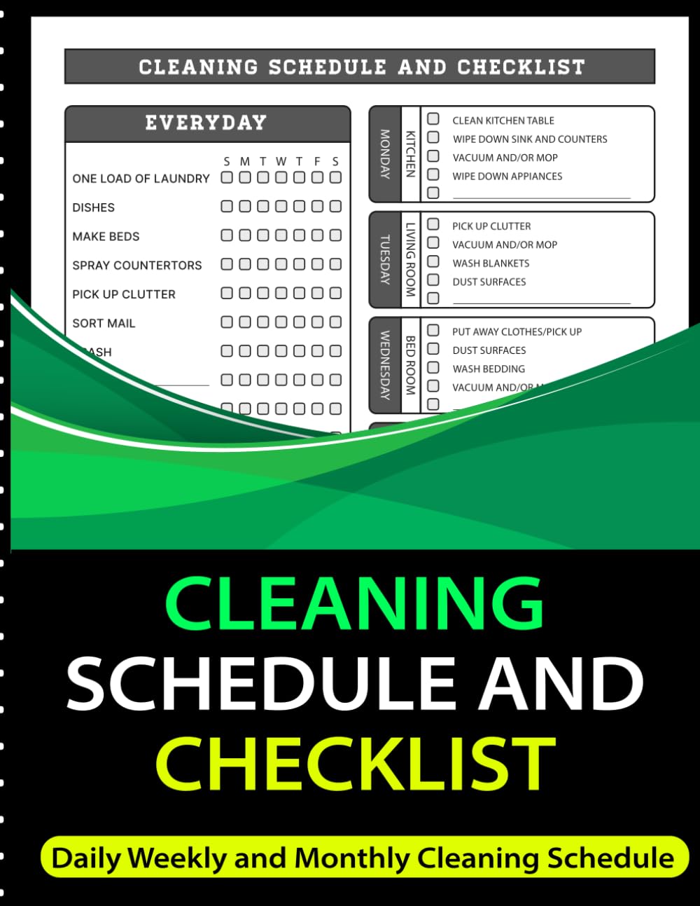 Cleaning Schedule and Checklist Planner: Stay Organized with Your Daily, Weekly, and Monthly Tasks baixar livro de graça