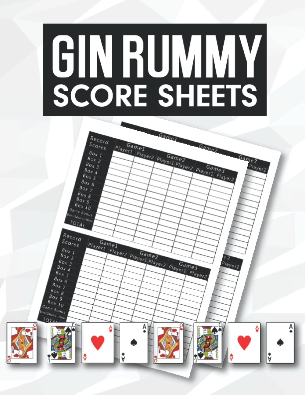 Gin Rummy Score Sheets: Gin Rummy Premium Score Sheet & Record Notebook baixar o livro de graça