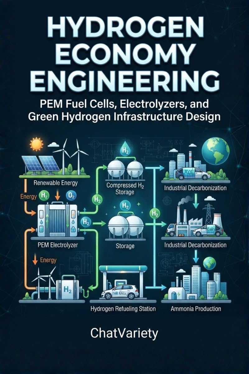 capítulo por capítulo baixar Hydrogen Economy Engineering: PEM Fuel Cells, Electrolyzers, and Green Hydrogen Infrastructure Design (Energy Systems Engineering Series Close Book 2) (English Edition)