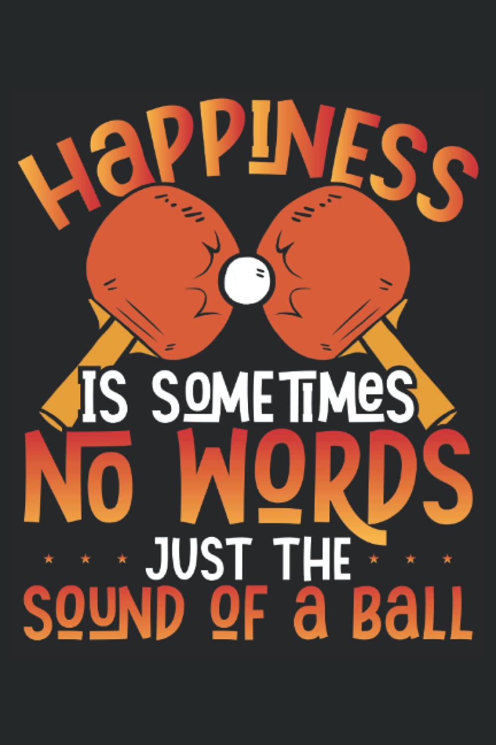 Table tennis ball sound is happiness: Dot Grid Jounal ToDo Exercise Book or Diary 6" x 9" (15.24 x 22.86 cm) 120 pages baixar o livro de graça