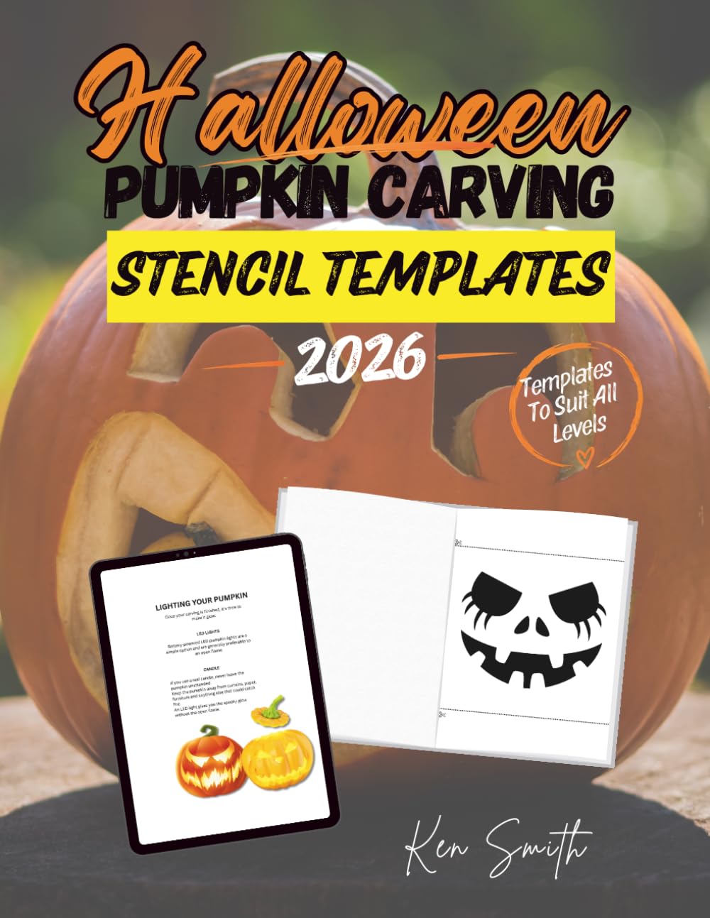 Halloween Pumpkin Carving Stencil Templates 2026: Templates To Suit All Levels baixar o livro de graça