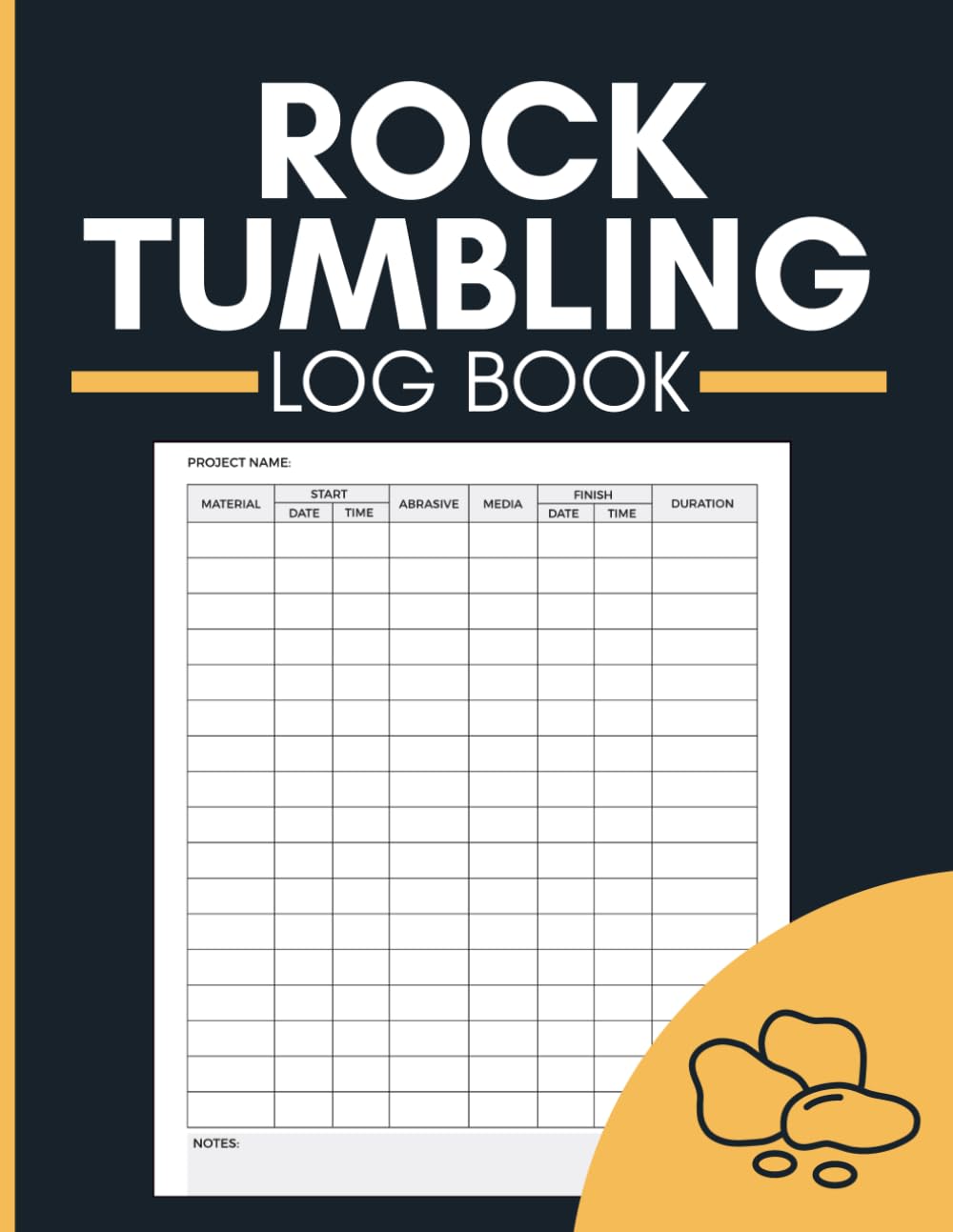 Rock Tumbling Log Book: Grit Cycle Tracking, Media Duration, and Batch Progress Register for Rockhounds, Lapidaries, and Stone Crafters baixar livro de graça