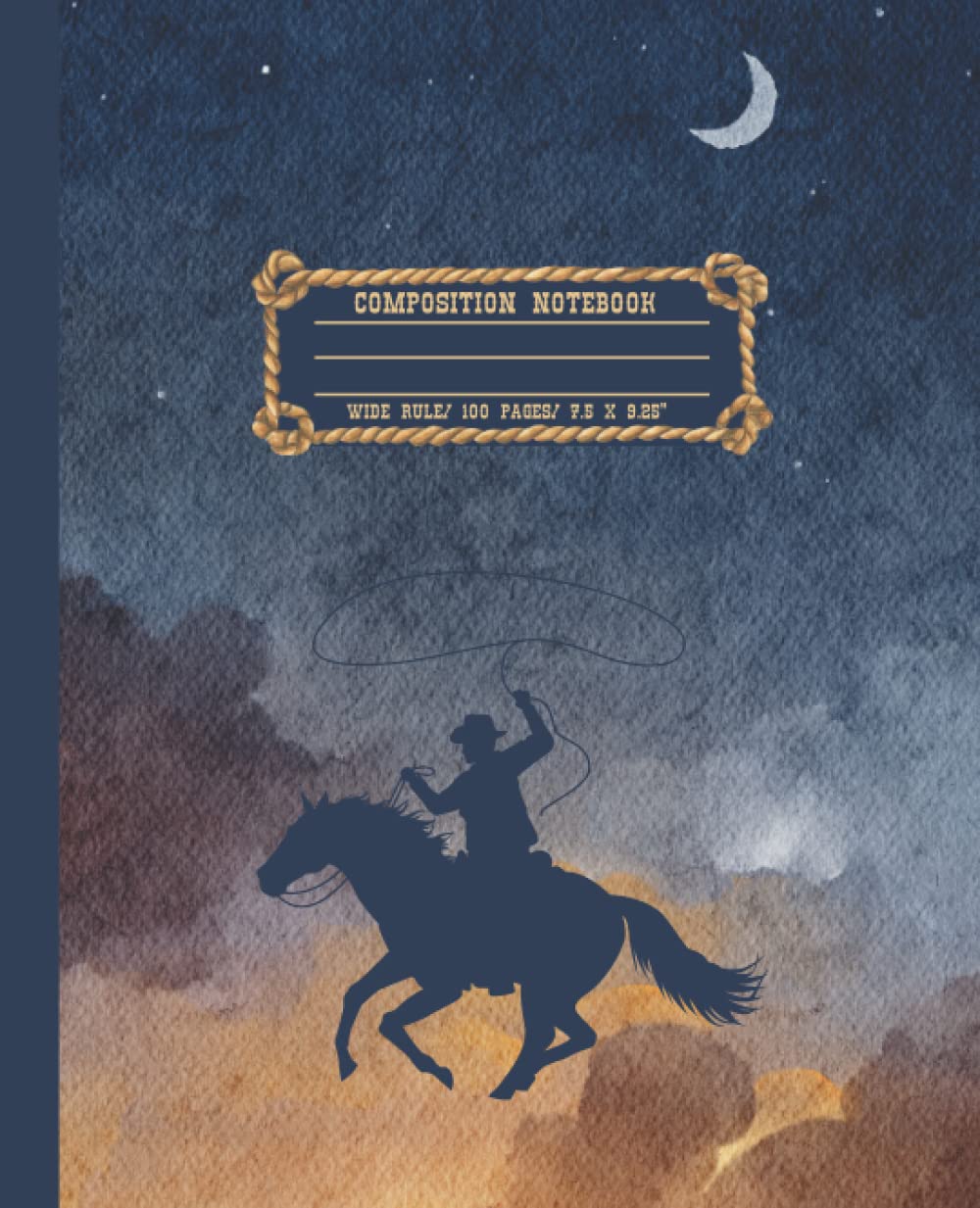 Cowboy Composition Notebook: Wide Rule, Western, Cowboys, Rodeo baixar o livro de graça