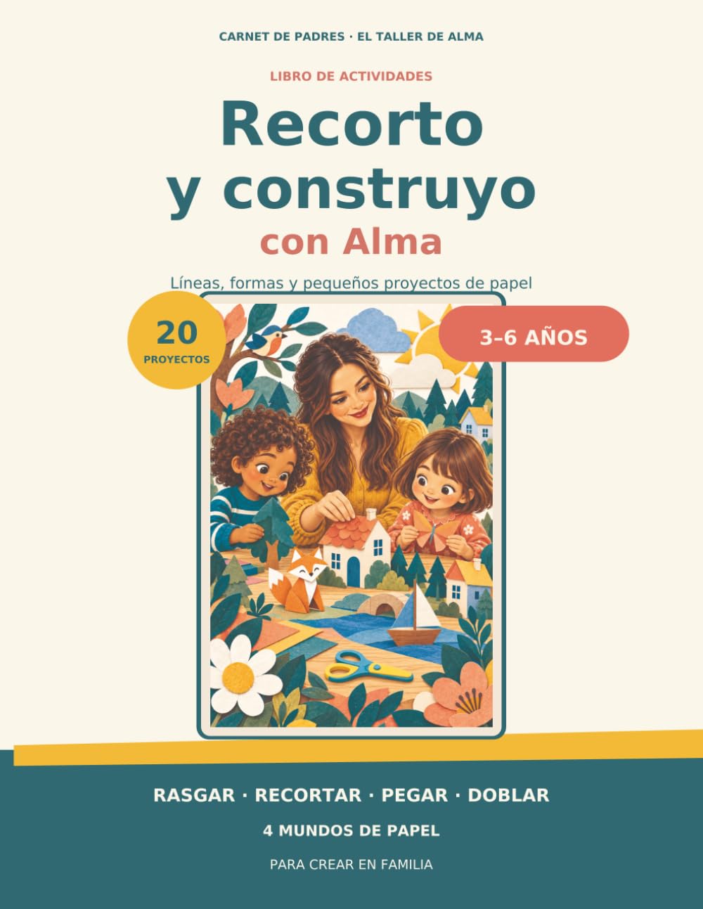 ler totalmente Recorto y construyo con Alma: Líneas, formas y pequeños proyectos de papel (Spanish Edition)