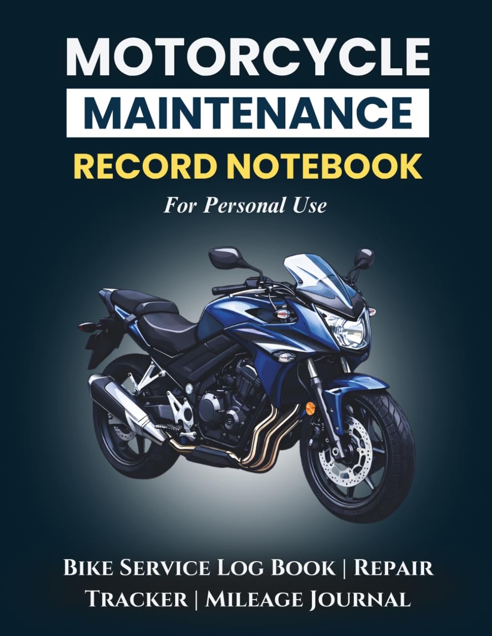 capítulo por capítulo baixar Motorcycle Maintenance Record Notebook: Bike Service Log Book | Repair Tracker | Mileage Journal