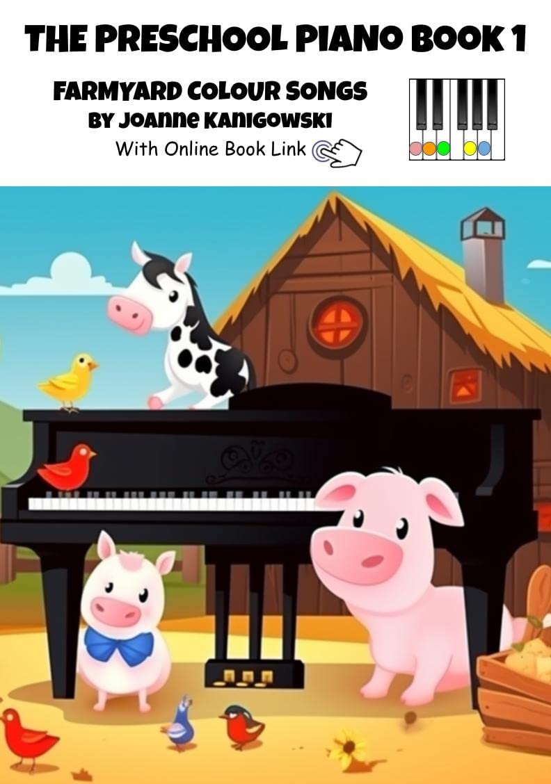 capítulo por capítulo baixar The Preschool Piano Book 1 Farmyard Colour Songs: An easy beginner piano book for kids ages 3-5 that will have them playing and singing in a flash (The Preschool Piano Books) (English Edition)