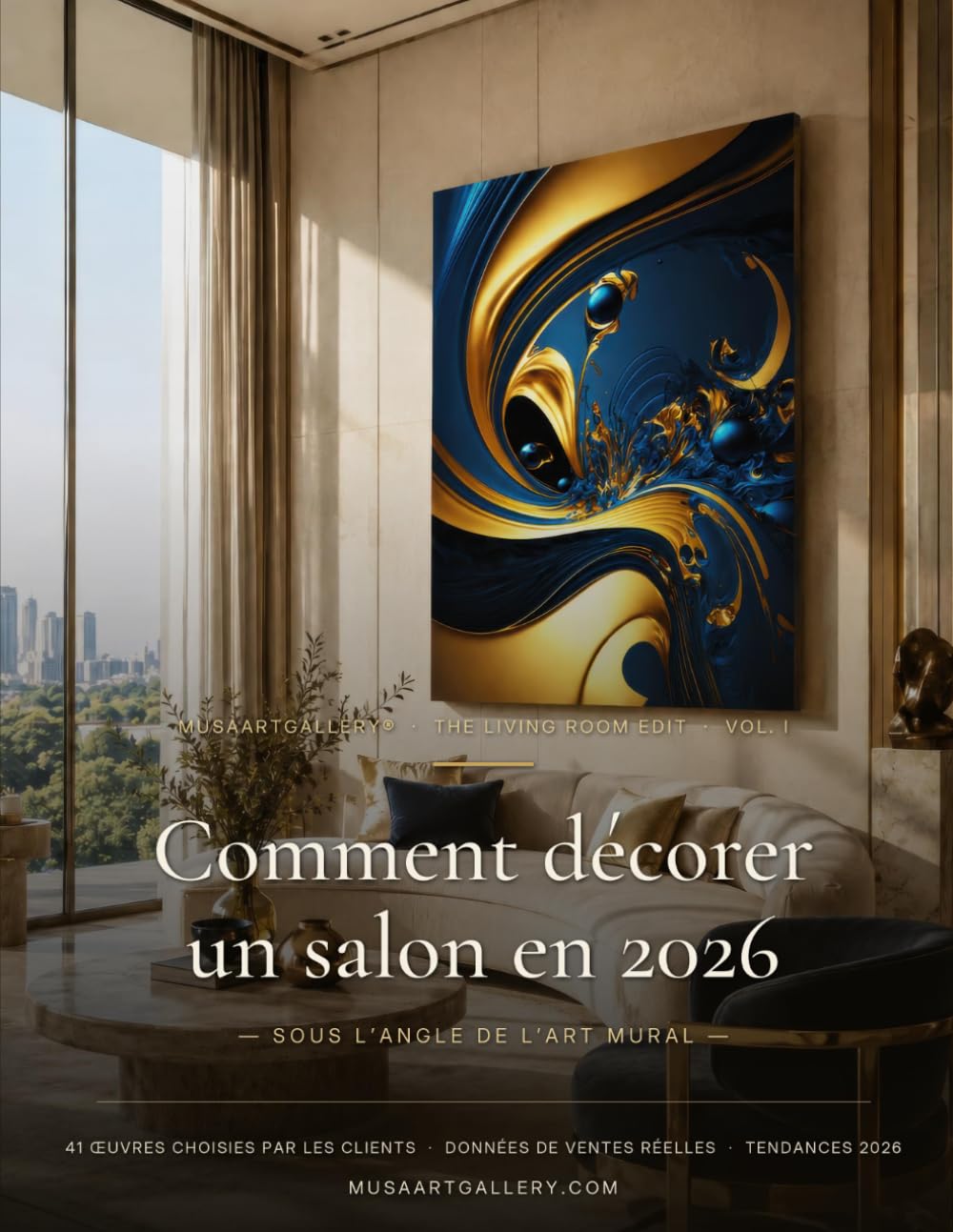 Comment décorer un salon en 2026: Sous l’angle de l’art mural (French Edition)