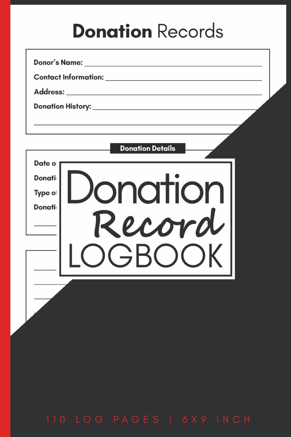 capítulo por capítulo baixar Donation Log Book: Donation Tracker Notebook, Charity Record Keeping Sheets, Contribution Diary For Nonprofit Organization