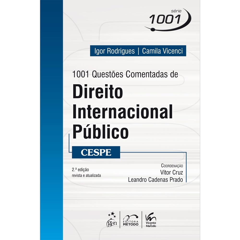1001 Questões Comentadas de Direito Internacional Público. CESPE