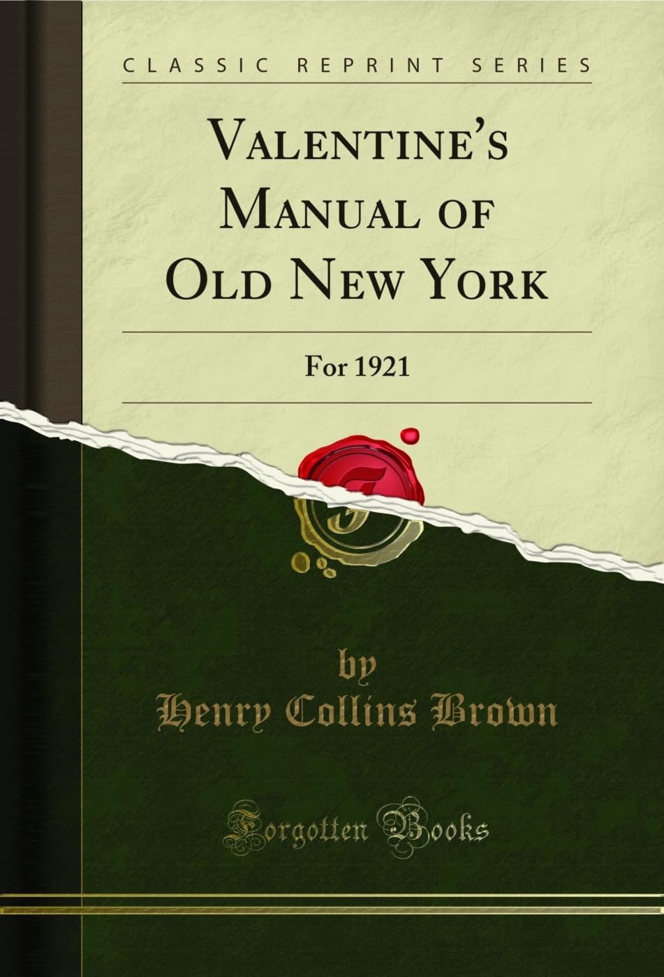 Valentine's Manual of Old New York: For 1921 (Classic Reprint) (English Edition) baixar o livro de graça