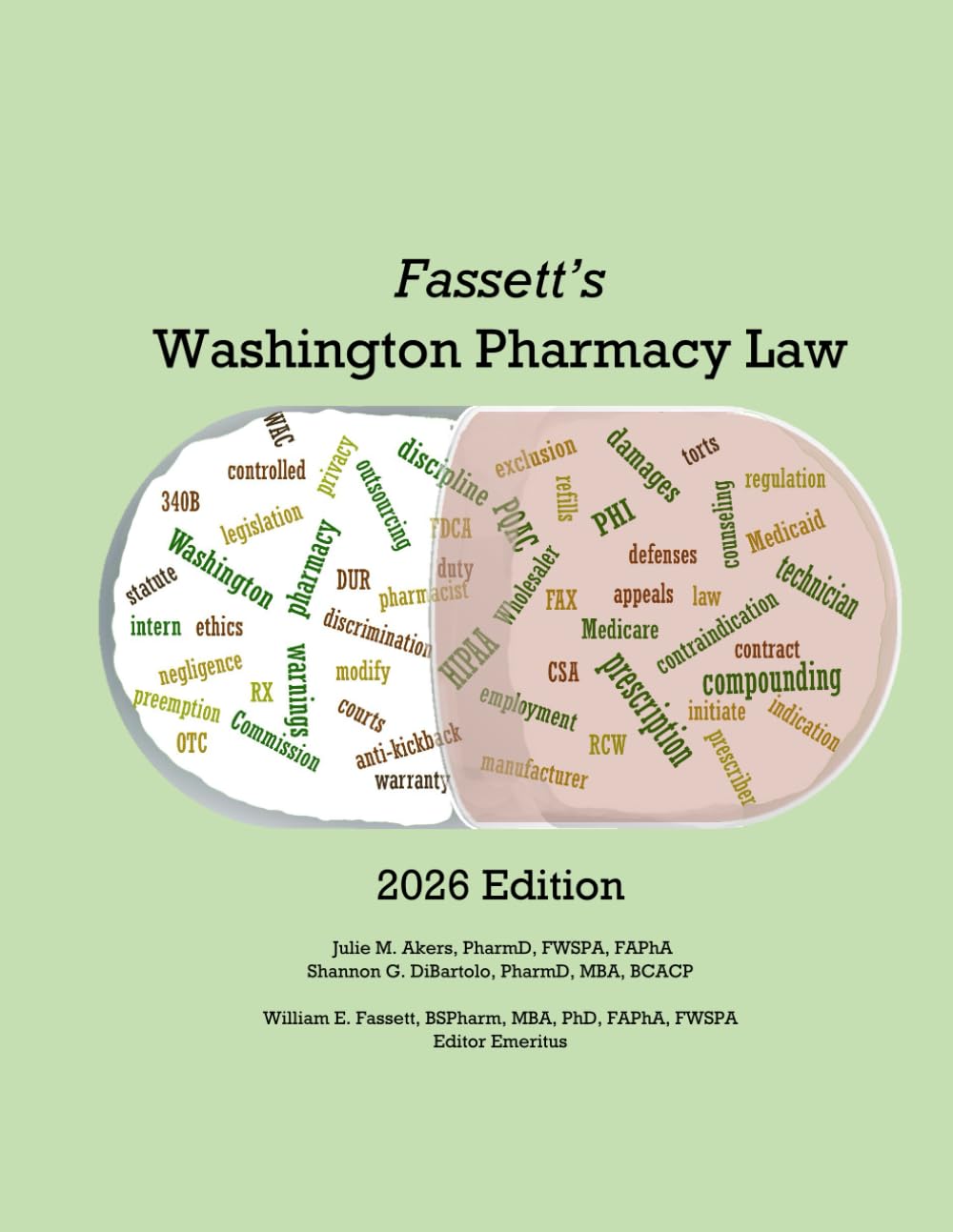Fassett's Washington Pharmacy Law 2026 baixar o livro de graça