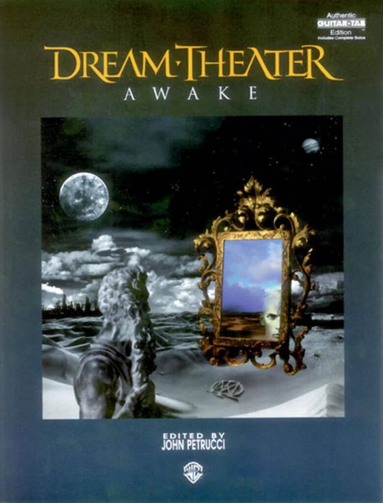 ler totalmente Dream Theater - Awake Electric Guitar Sheet Music Book Authentic Guitar Tab Songbook Guitar Recorded Versions Note-For-Note Standard Notation Lyrics Collection Edition