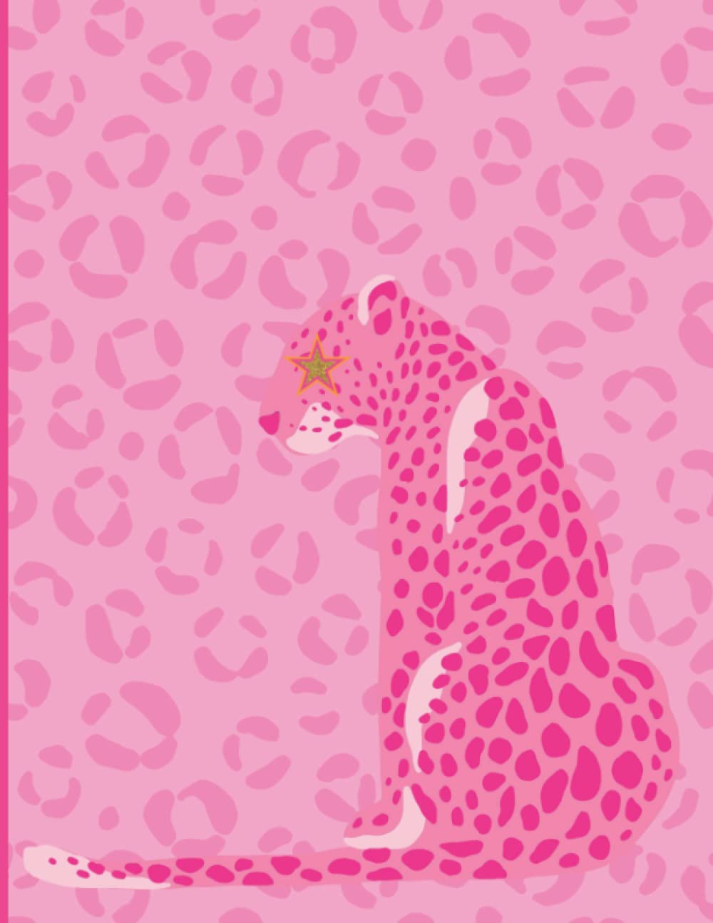 Notebook Aesthetic: Preppy, Pink, Leopard Print, Aesthetic Notebook For School, College Ruled, Notebook for Teens, Composition Notebook Preppy baixar livro de graça