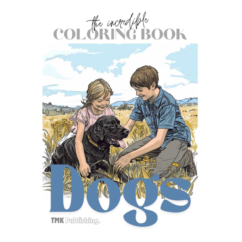 The Incredible Coloring Book Dogs: 50 single sided pages of dog pictures (The Incredible Coloring Book Series) baixar livro de graça