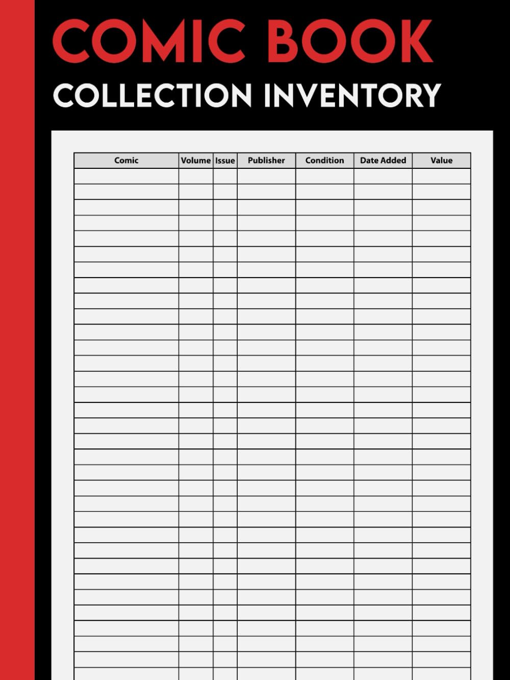 ler totalmente Comic Book Collection Inventory: Inventory Book Ideal for Comic Book Collectors.