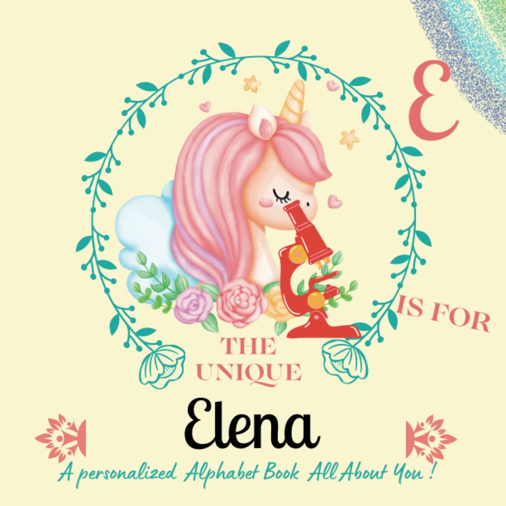 ler totalmente E is for the unique Elena: Mark the uniqueness of your child by creating a custom alphabet book, which will serve as a valuable memento for years to come.
