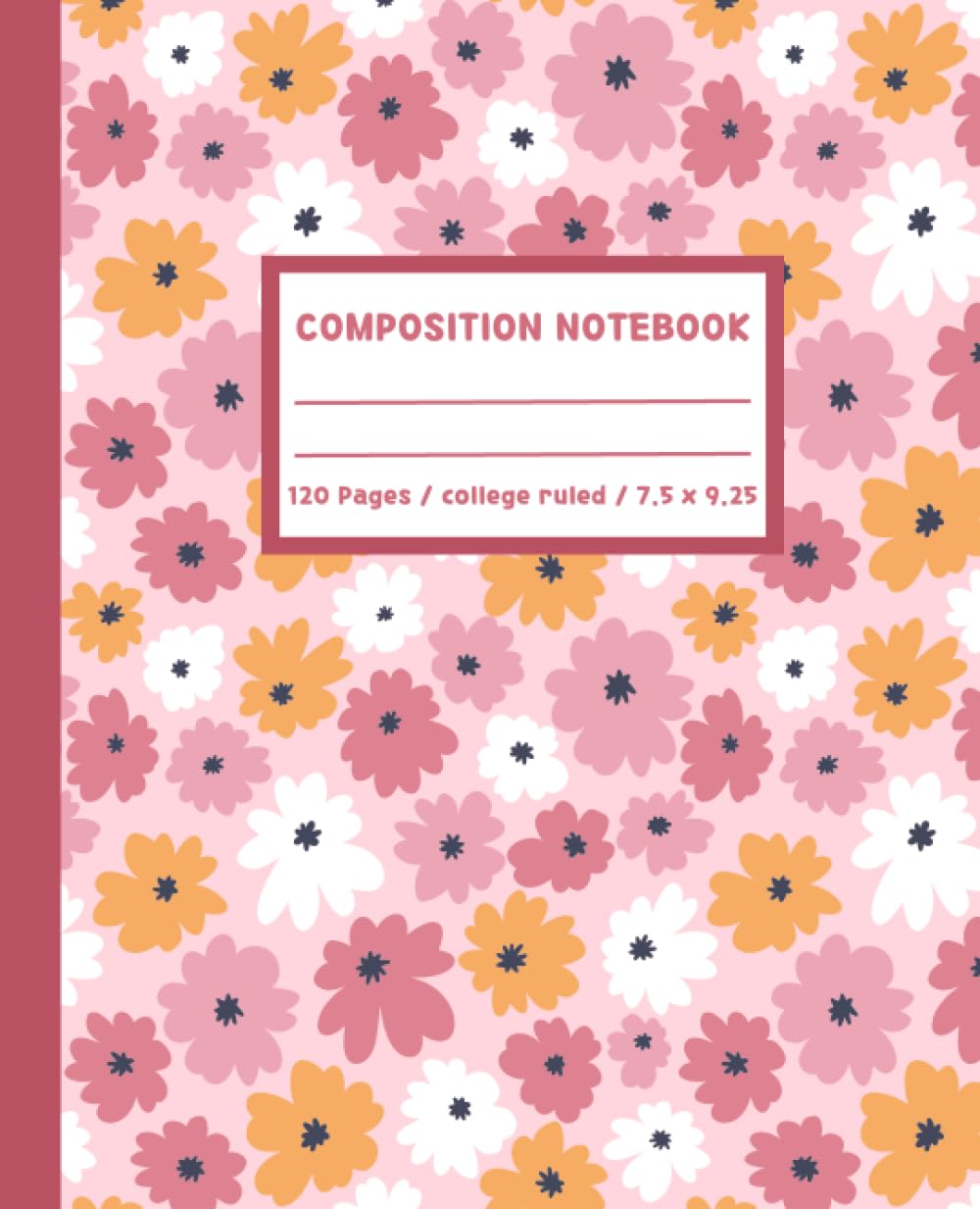 College Ruled Composition Notebook: Summer Spring Floral Aesthetic | Cute school supplies for teen girls baixar livro de graça