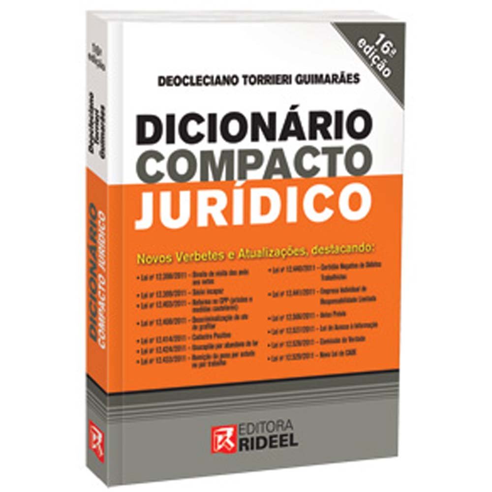 Dicionário Compacto Jurídico baixar o livro de graça