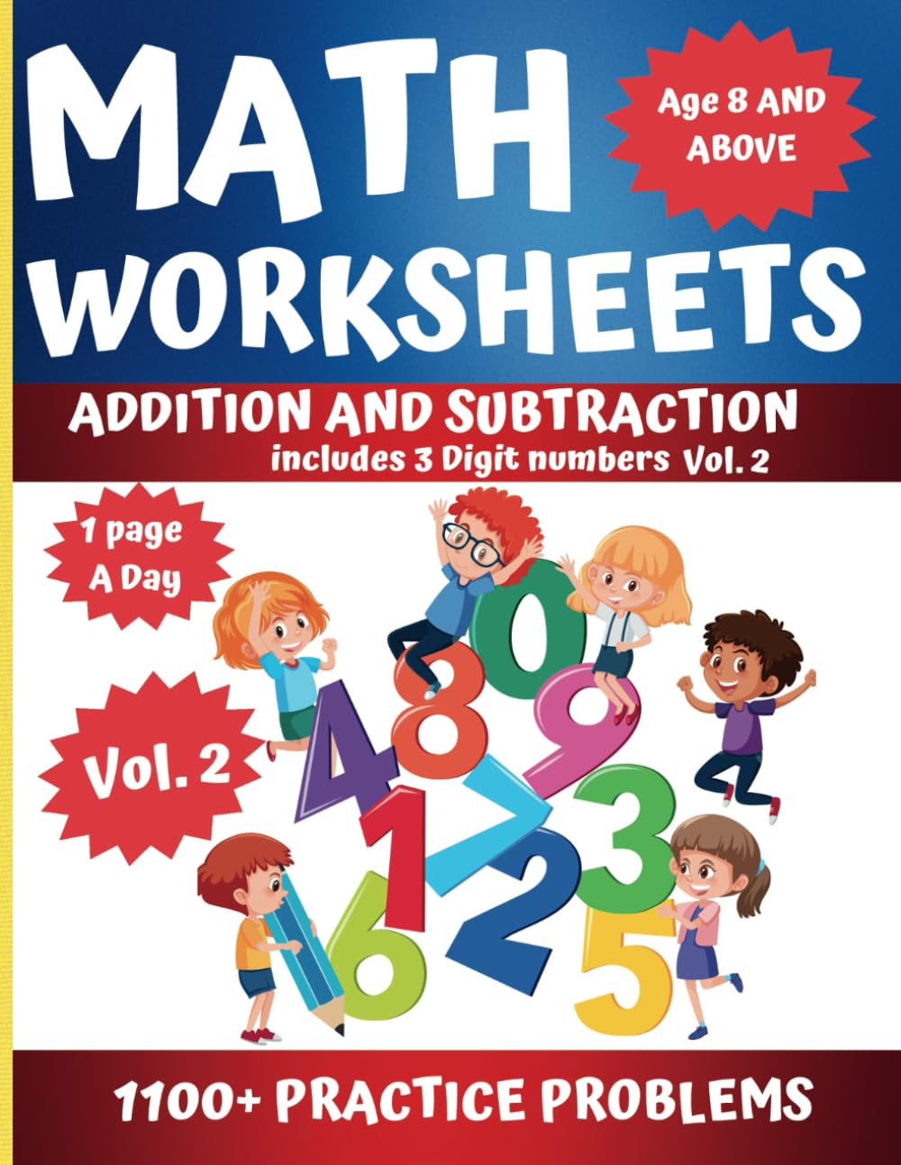 capítulo por capítulo baixar MATH WORKSHEETS VOL 2 FOR AGE 8 AND ABOVE | ADDITION AND SUBTRACTION, HORIZONTAL WORKSHEETS, TIME TESTS, SPEED DRILLS, Math Drills: Math's... Addition and Subtraction For Speed Challenges