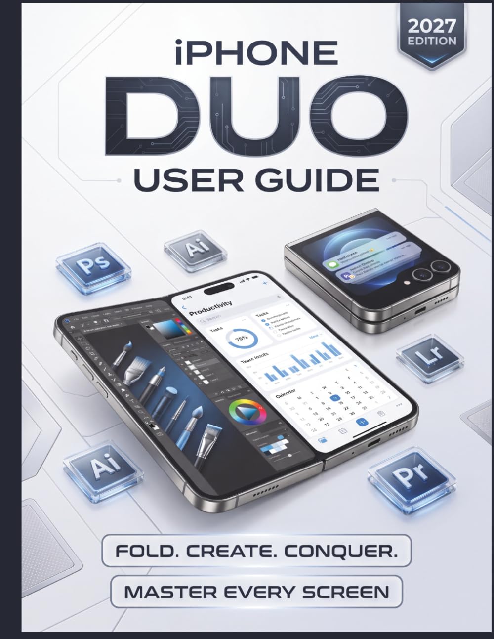 ler totalmente iPhone Duo User Guide: The Definitive Step-by-Step Manual to Dual-Screen Workflows, Advanced Camera Systems, and Apple Intelligence—Comprehensive Coverage for Every 256GB, 512GB, 1TB, and 2TB Model