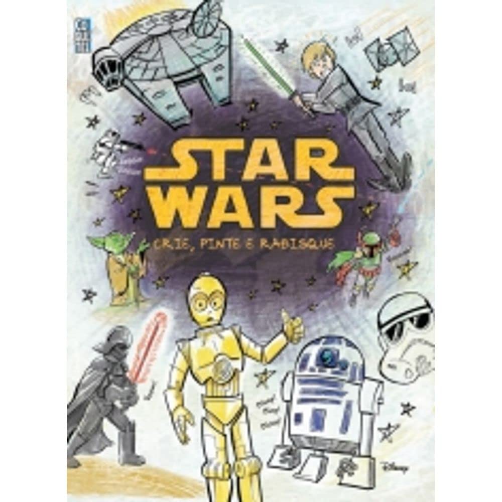 ler totalmente Star Wars. Crie, Pinte e Rabisque
